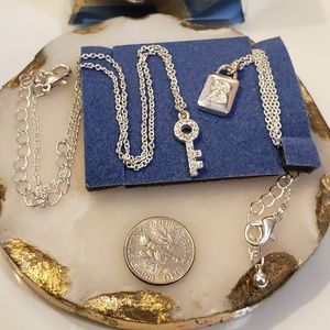 NWOT Lock and Key Necklaces